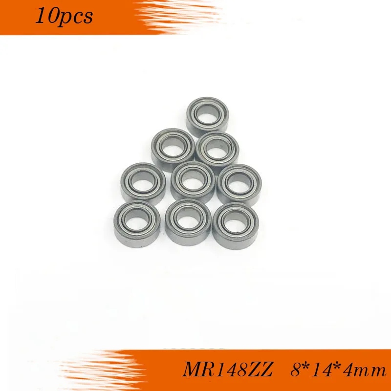 MR148ZZ подшипник ABEC 3 (10 шт.) 8*14*4 мм миниатюрные MR148 2Z шарикоподшипники ZZ L 1480ZZ