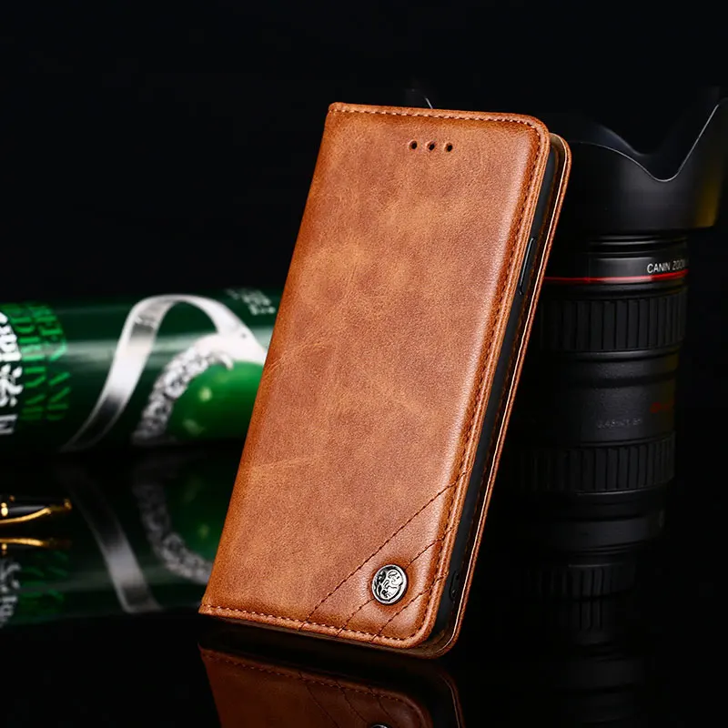 Case for Xiaomi Redmi 5 Plus Luxury Leather Flip cover Stand Card Slot Without magnets case funda | Мобильные телефоны и