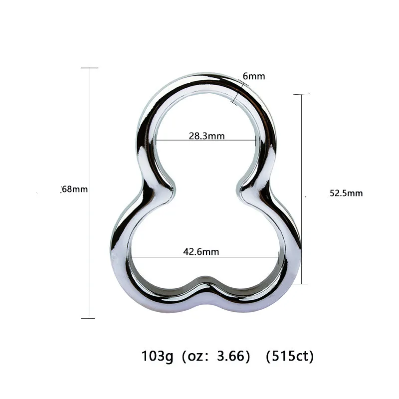 Компактный металлический мужской мастурбатор из нержавеющей стали с замком для