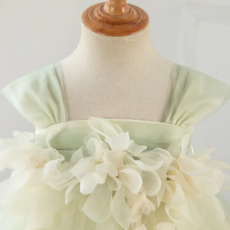 Vestidos de verano para beb&eacute; y ni&ntilde;a, vestido de fiesta de 1er cumplea&ntilde;os, ropa de bautizo del reci&eacute;n nacido de princesa, vestido de bautismo para ni&ntilde;o ni&ntilde;a-2