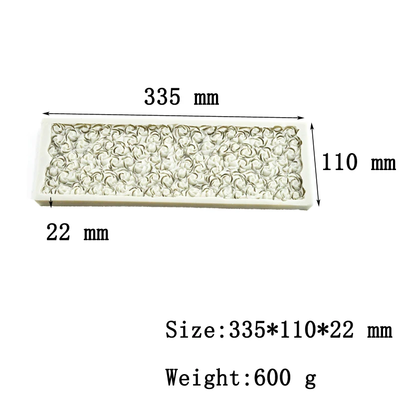 SHENHONG Новая роза рябь лепесток Сахар ремесло силиконовые помадки декорирование