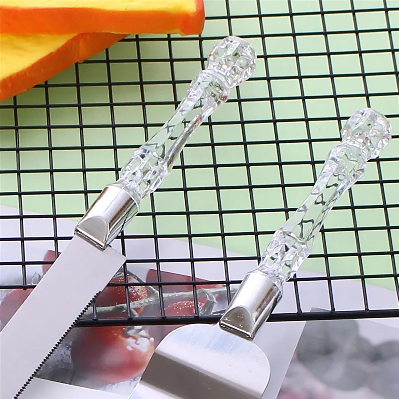 2 шт. Нержавеющая сталь торт комплект лопат хлеб пиццы Ножи десерт пирог Fondant