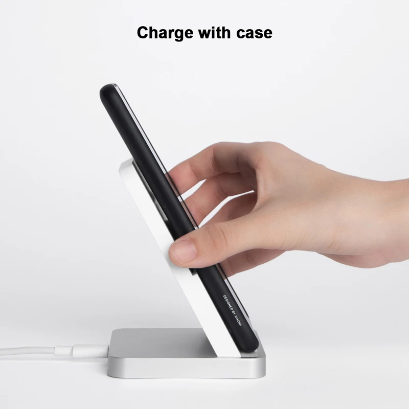 Оригинальное Беспроводное зарядное устройство Xiaomi с вертикальным воздушным