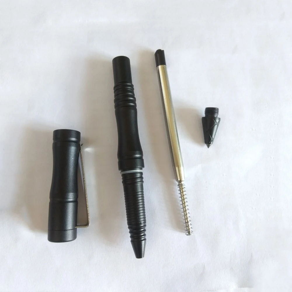 

1pcs Self-Defence Tactical Pen Tungsten Steel Head Tactical Pen Security Protection Supplies Defense Tool EDC Window Breaker