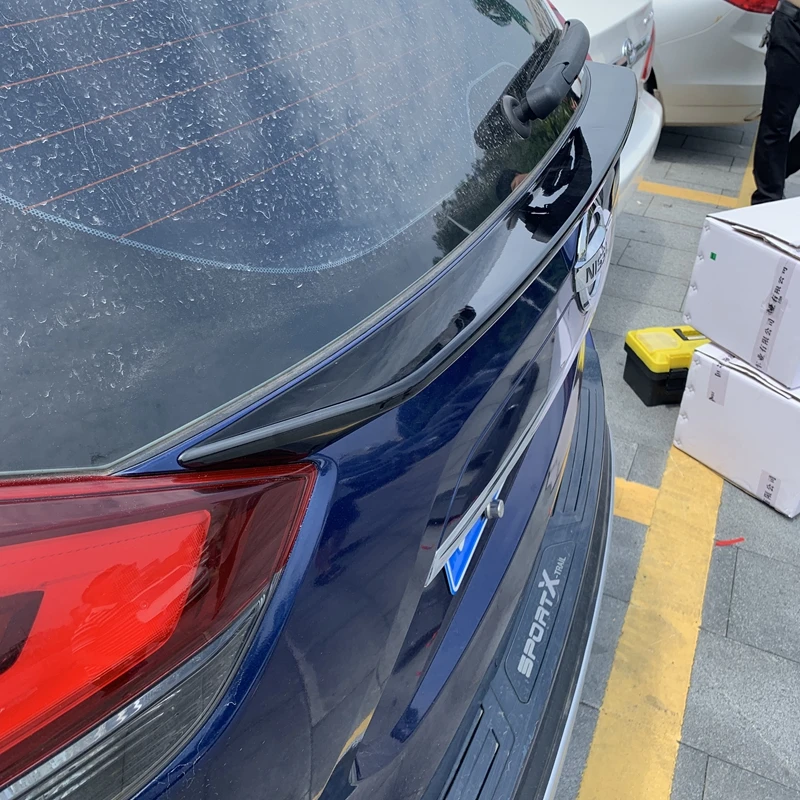 For Nissan Rogue X-trail 2014-2019 ABS Plastic Rear Roof Spoiler Trunk Boot Lip Wing | Spoilers &amp Wings