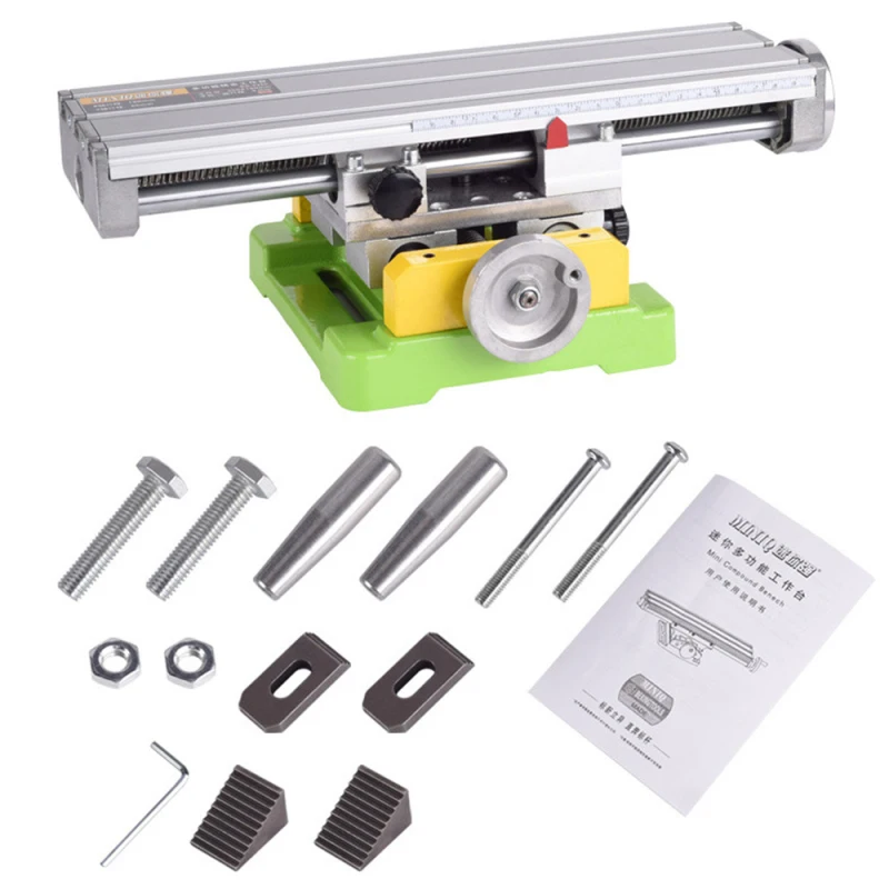 

Mini Precision Milling Machine Worktable Multifunction Drill Vise Fixture Working Table Cross Slide Table