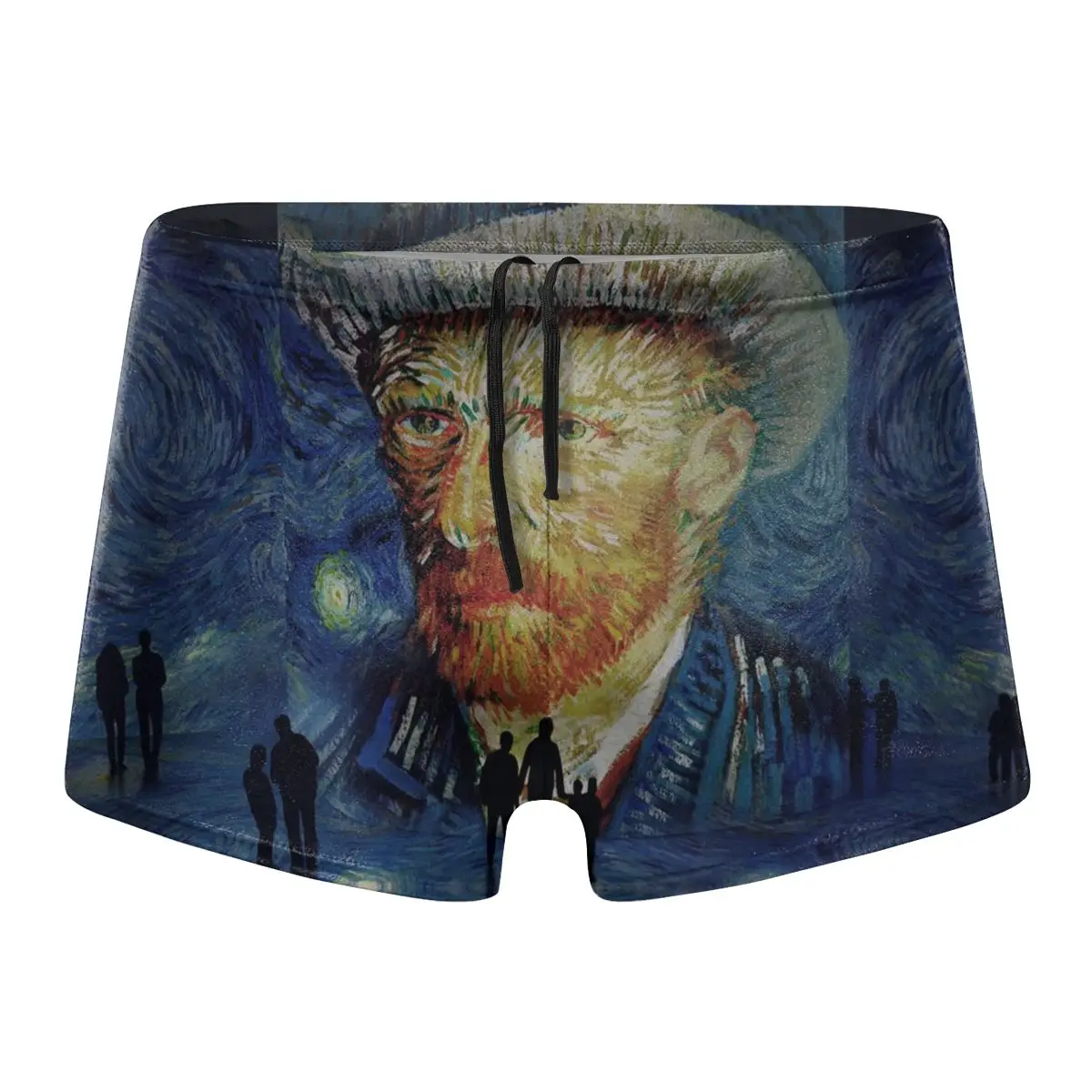 

Van Gogh Adult Swimming Trunks Men Swim Trunks Male Printing Boxer Swim Shorts Beach Surf Swimsuit Elastic Bathing Suit Swimwear