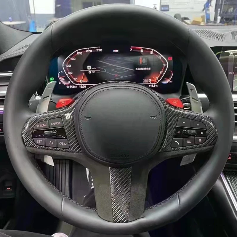 Купить Чехол на руль из углеродного волокна для нового ID7 BMW 3 серии G20 5 серии G30 7