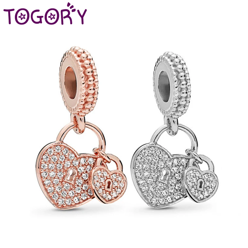 2 шт./лот романтические подвески в форме сердца брендовые браслеты ожерелья для