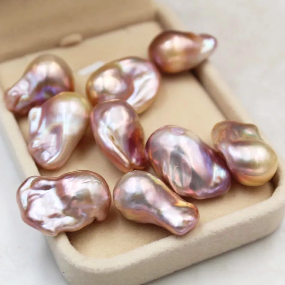 Бусины Из Натурального пресноводного жемчуга 17 24 мм 1 шт.|Бусины| |