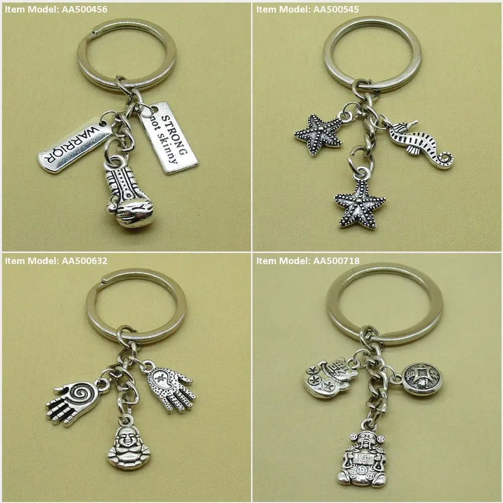 Брелок для ключей защитные перчатки боксерский знак воин указатели сильный конь