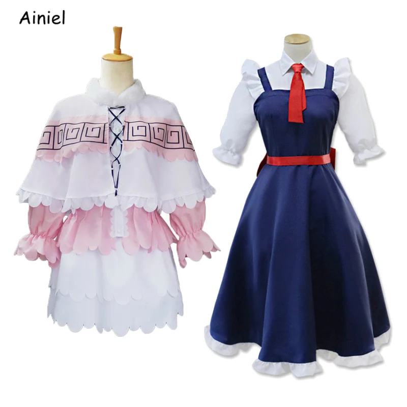 Японское аниме Дракон мисс Кобаяши костюм горничной Тору для косплея Kamui Kanna