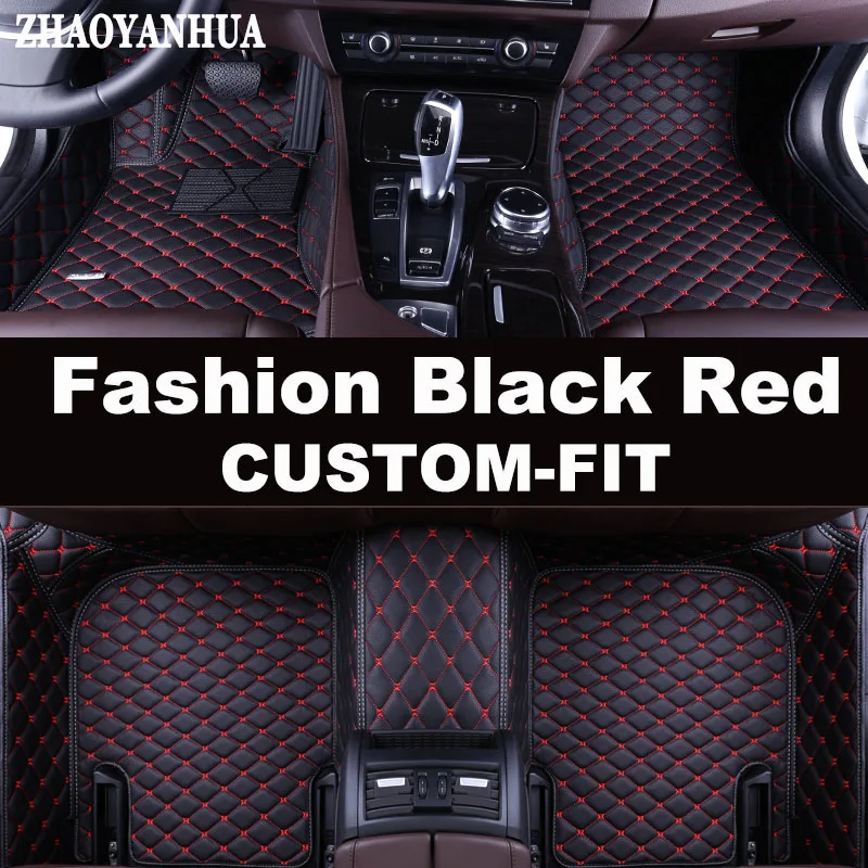 

Custom LHD/RHD Leather Car Floor Mats For Volvo XC90 PHEV 2016-2020 Year All Weather Full Cover Carpet Rugs Liners