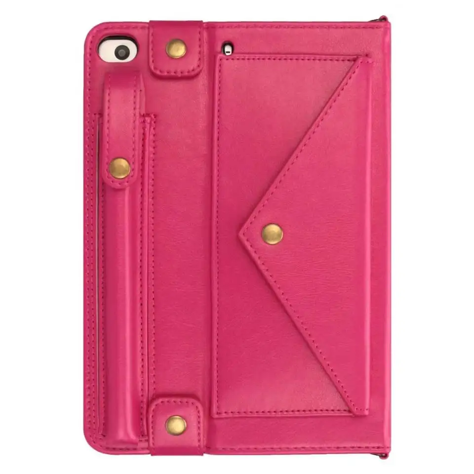 hotpink Кожаный чехол для iPad Pro 10,5 плечевой ремень конверт планшет чехол для iPad Air 3 Чехол многофункциональная сумка EEMIA - Цвет: hotpink