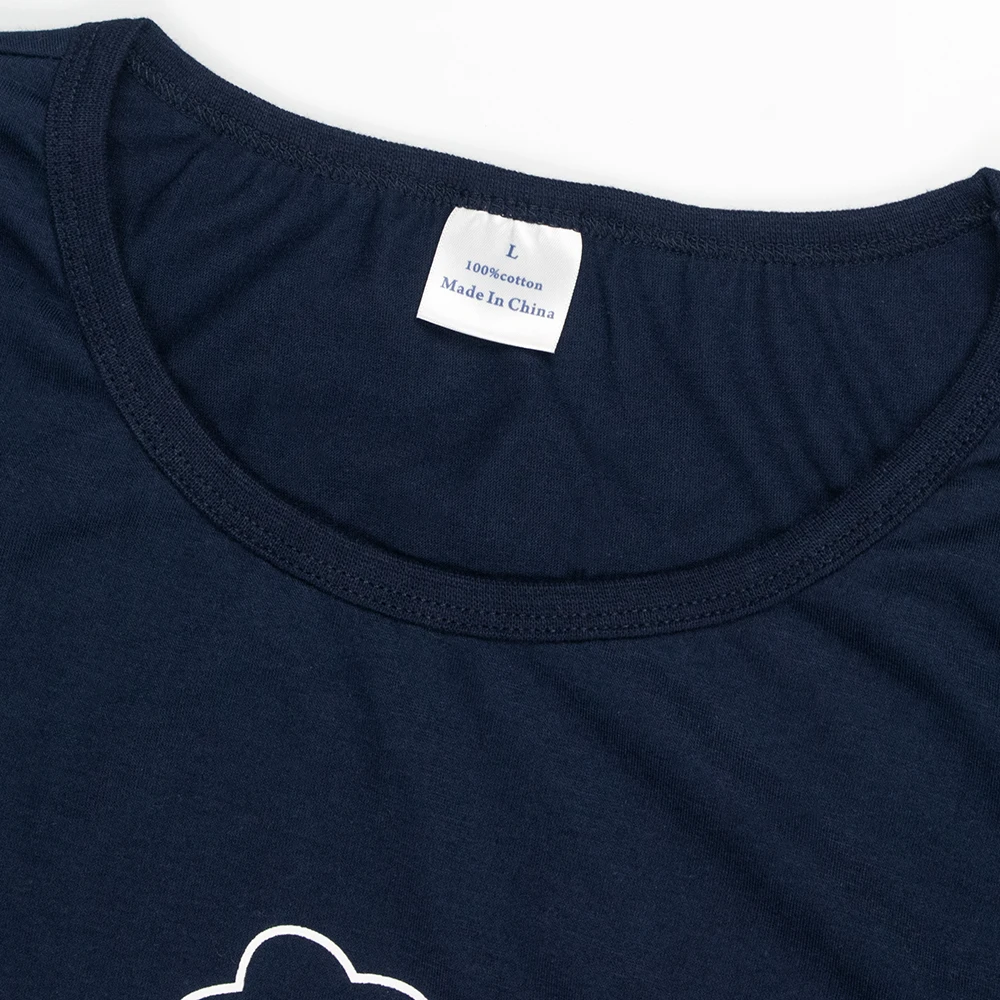 женская пижама хлопок для женщин с коротким рукавом мультяшная хлопковые пижамы