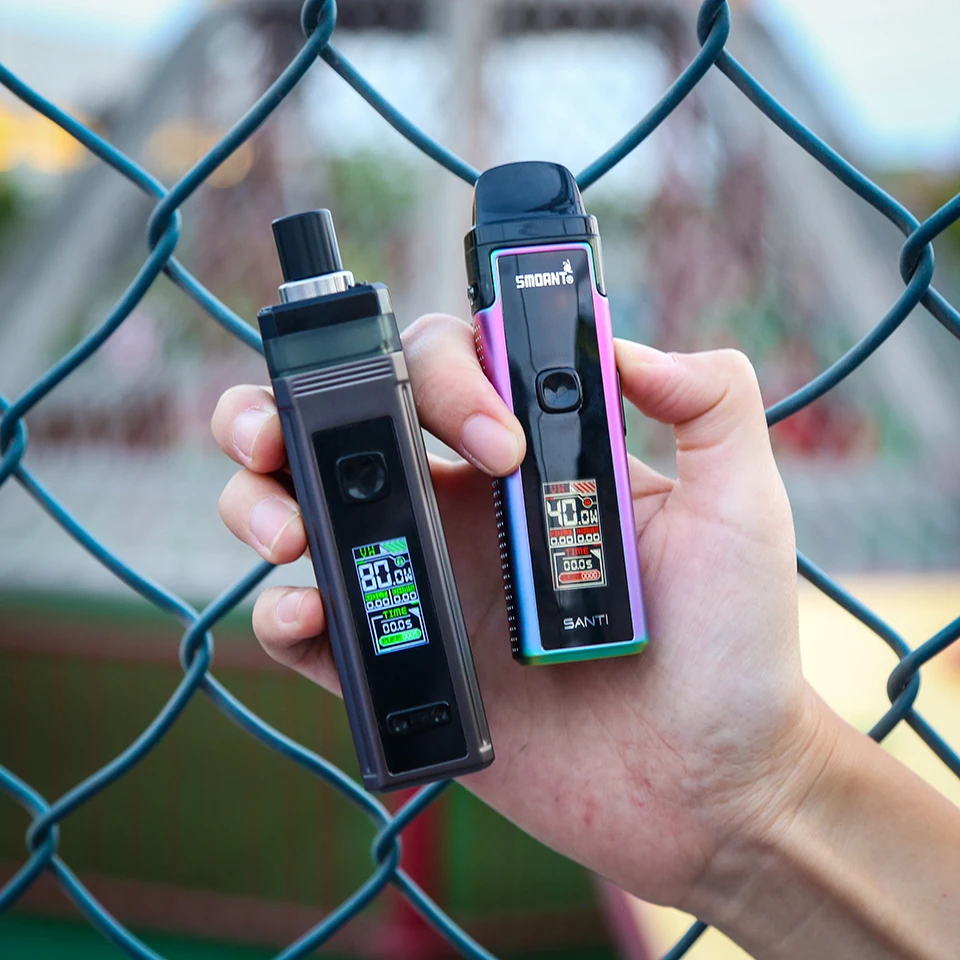 Оригинальный набор Smoant Santi батарея 1100 мАч 40 Вт с картриджем 3 5 мл электронная