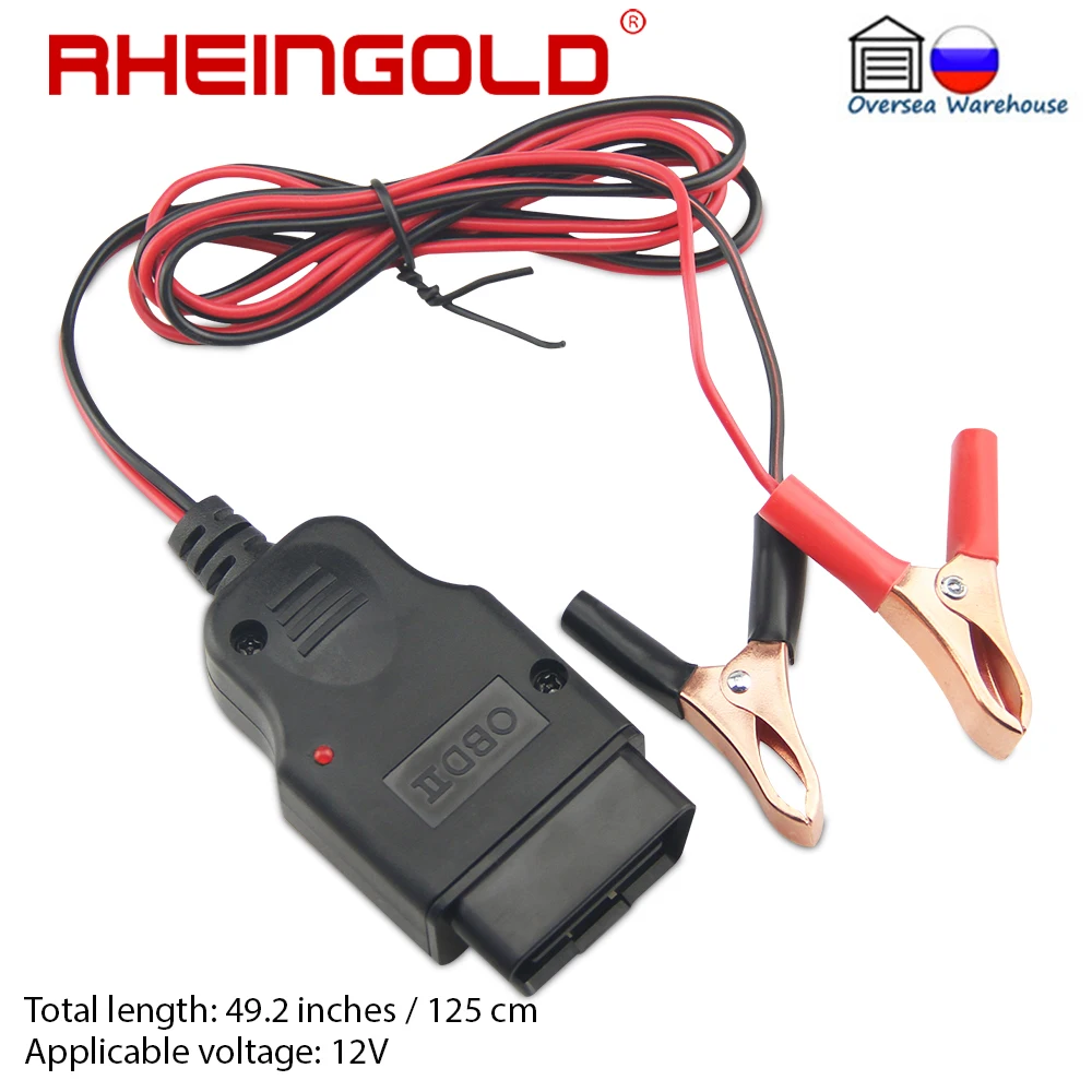 

Automotive Battery Replacement Tools For 12V Car Memory Saver Connector OBD2 Cars Diagnostic Auto Emergency Power Supply Cables