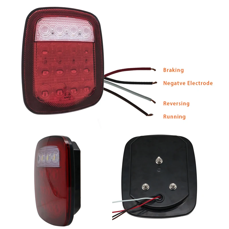 Задние светодиодные фонари для Jeep Wrangler TJ подсветка задних фонарей