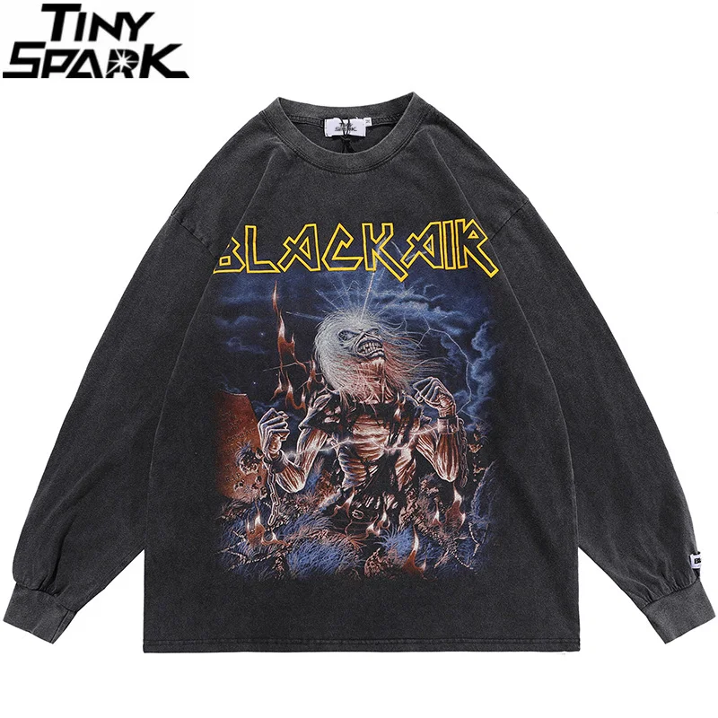 Мужская футболка большого размера в стиле хип-хоп уличная Футболка Harajuku с