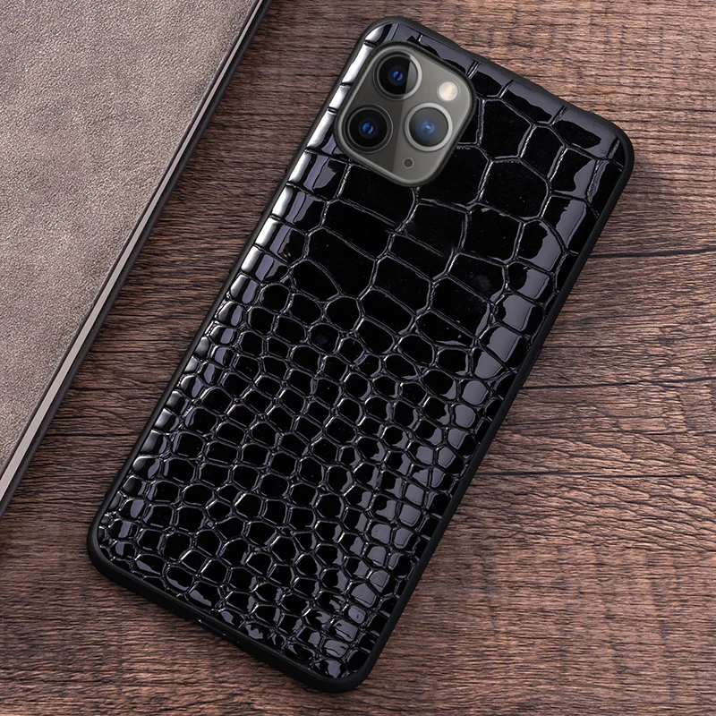 

Cowhide Case Crocodile Texture Back Cover for Iphone 11 Pro Max Leather Phone Case for Iphone11 11Pro Max
