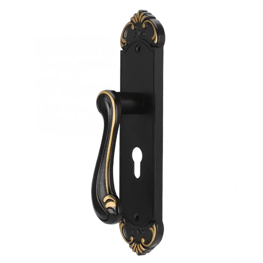 Простой Внутренний дверной замок с ручкой бесшумный рычаг доступа для