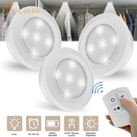 mini multifunctional led night light cabinet light wireless 1 drag 3 remote control emergency night light easy to install indoor