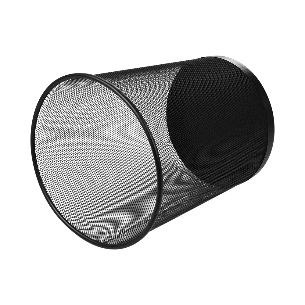 Сетчатая корзина для отходов круглый металлический офисный контейнер мусора