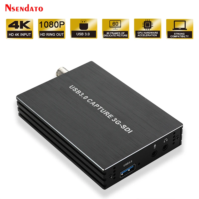 1080P 60FPS SDI к USB 3 0 видеозахват Запись карты Прямая трансляция для купольной камеры HD