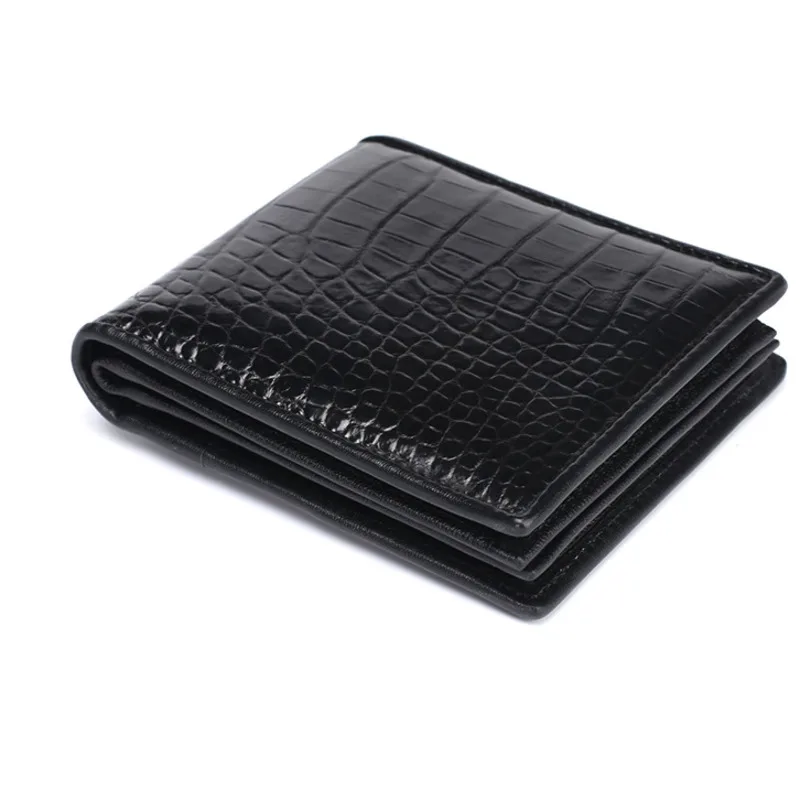New Men's High Quality Luxury Purse Genuine Leather Leisure Small Wallet Women's Fashion Business Short Multiple Cards Purses