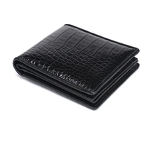 new mens high quality luxury purse genuine leather leisure small wallet womens fashion business short multiple cards purses
