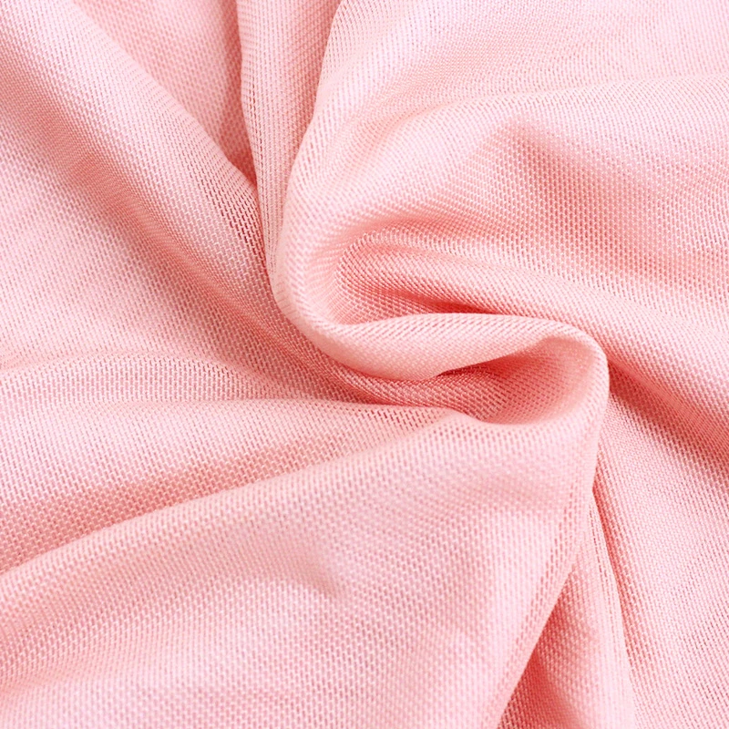 Fuedage/Летний сетчатый сексуальный женский комплект из двух предметов розовый с