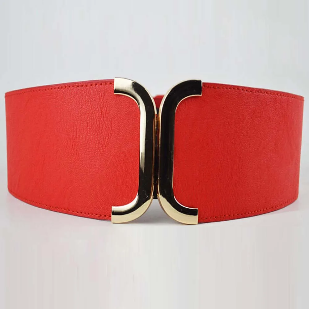 Женский короткий широкий пояс украшение эластичный Аксессуары для платья