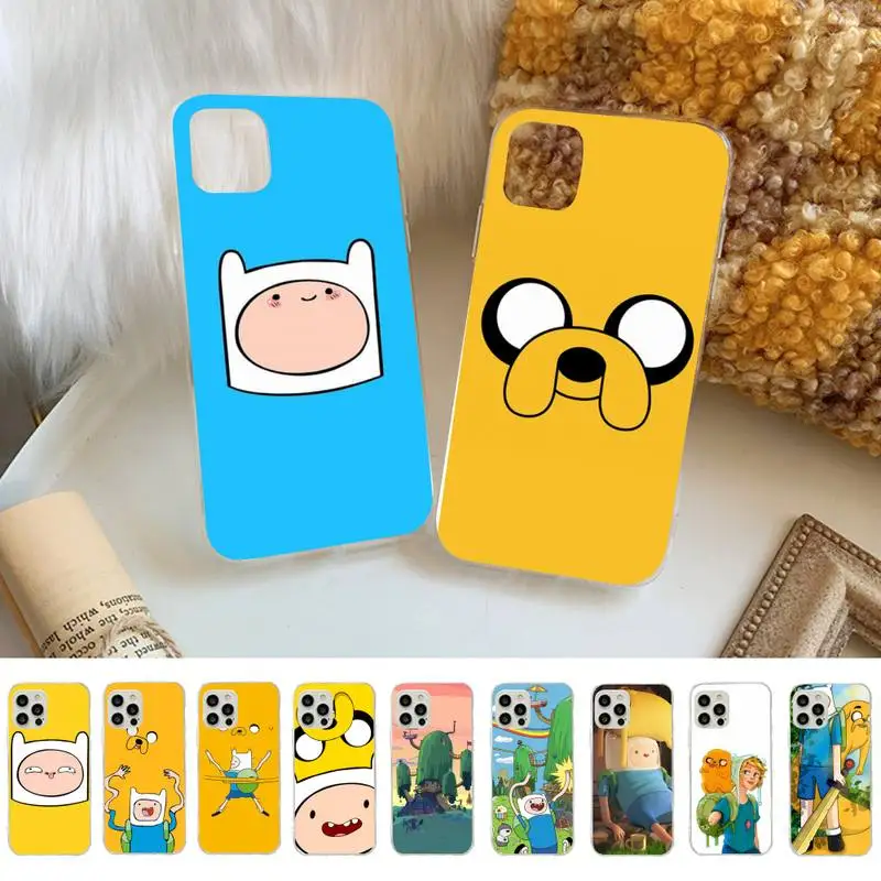 

RuiCaiCa Adventure Time Phone Case for iphone 13 8 7 6 6S Plus X 5S SE 2020 XR 11 12 mini pro XS MAX