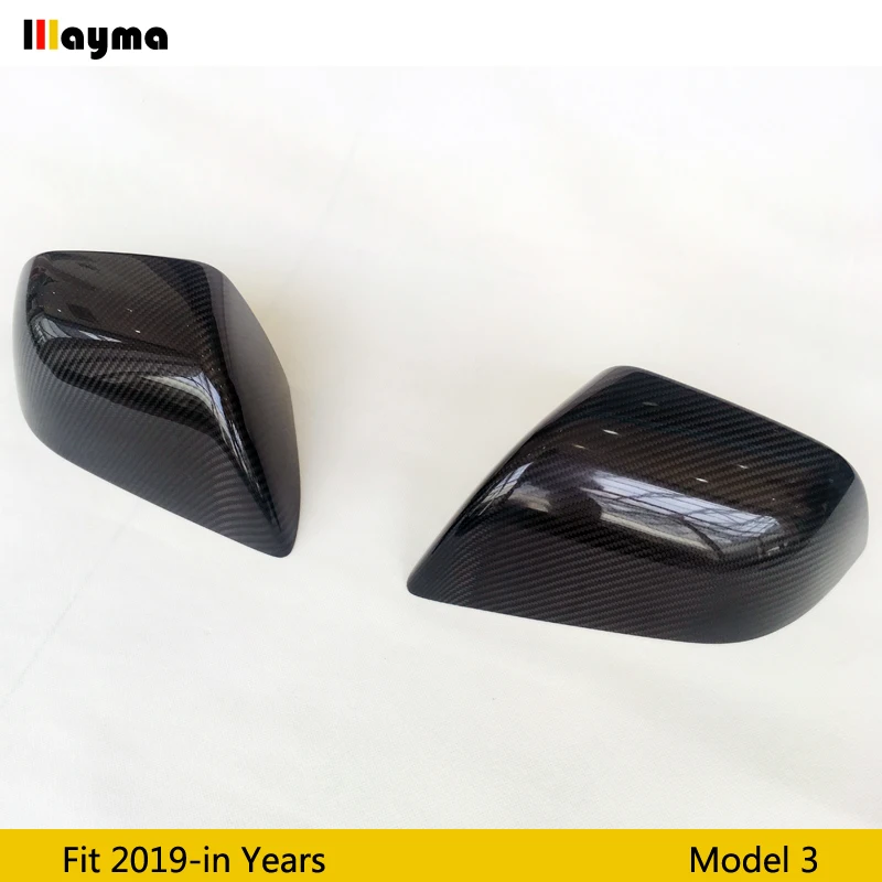 Крышка для зеркала из углеродного волокна Tesla модель 3 2019 год Модель CF