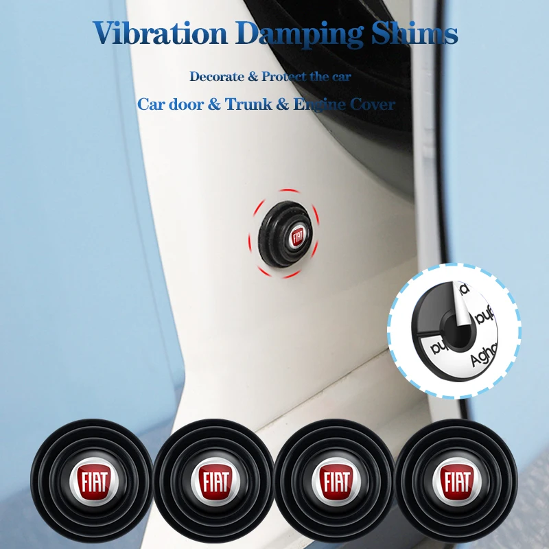 Автомобильные амортизирующие прокладки из пвх 4 шт. антишумовая прокладка