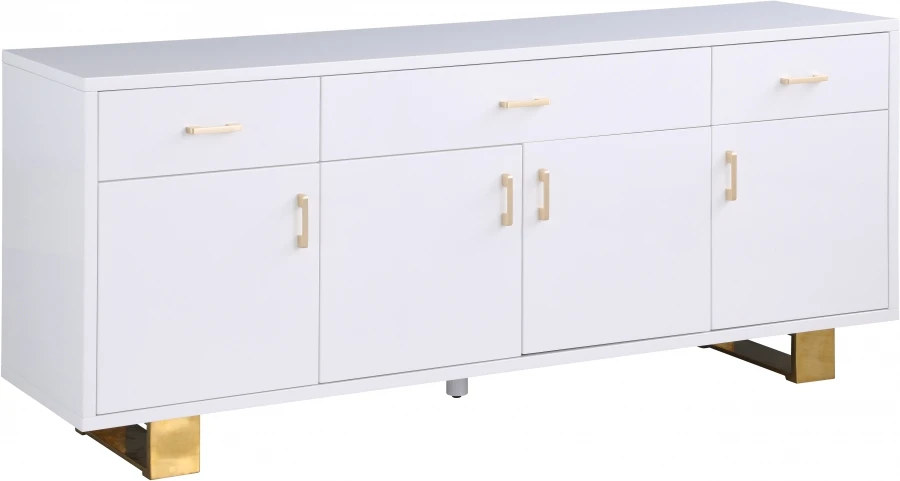 

4 doors sideboard cabinet integrated wall solid wood locker high cabinet household modern minimalist marble wooden Organizer