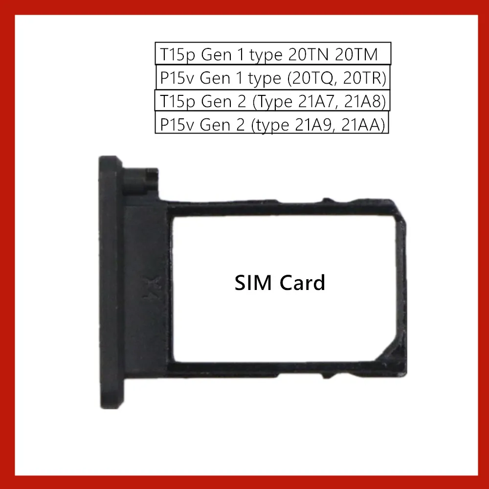 

Подходит для Lenovo ThinkPad T15p Gen 1 P15v Gen 1, держатель лотка для SIM-карты ноутбука 5M10Z54429 EC1GT000400