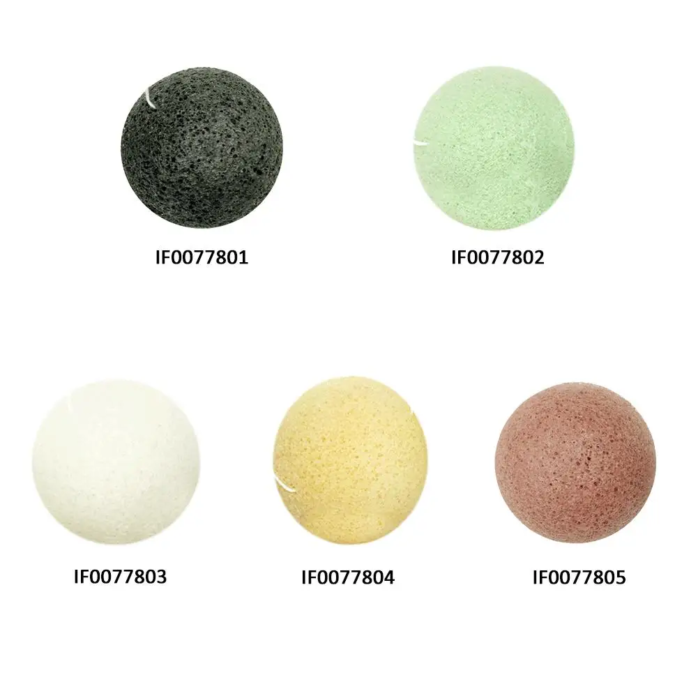 1 шт. натуральная косметика Konjac бамбуковый уголь инструмент для чистки лица