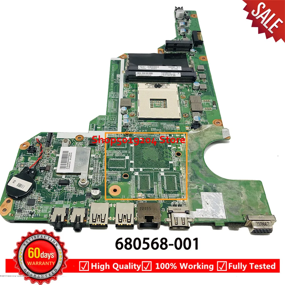 Материнская плата для ноутбука HP Pavilion G4 2000 R33 680568 001 501 DA0R33MB6E0 материнская