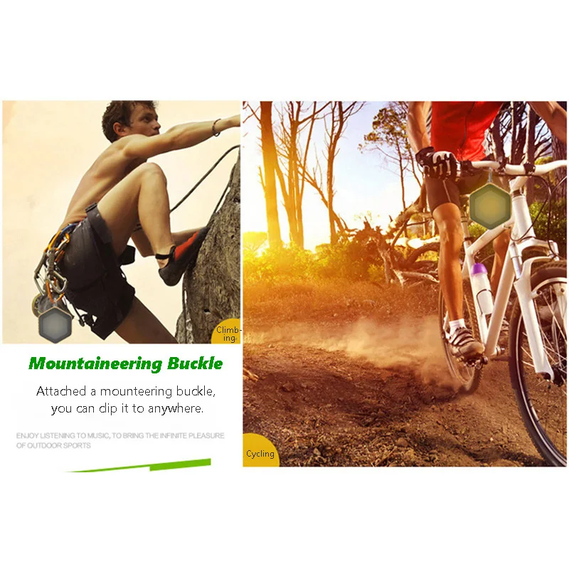 Портативный Bluetooth динамик M5 со встроенным микрофоном IPX67 водонепроницаемый