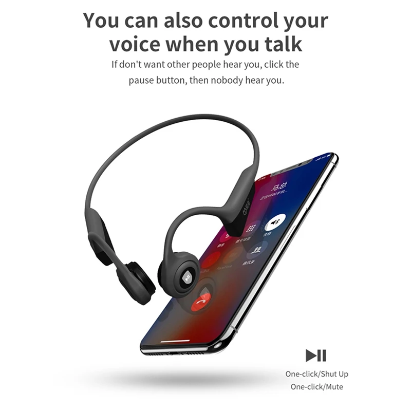 

MOREINTECH ES668 PRO Bone Conduction Headphones Bluetooth V5.0 Sports Open Ear Wireless Headset