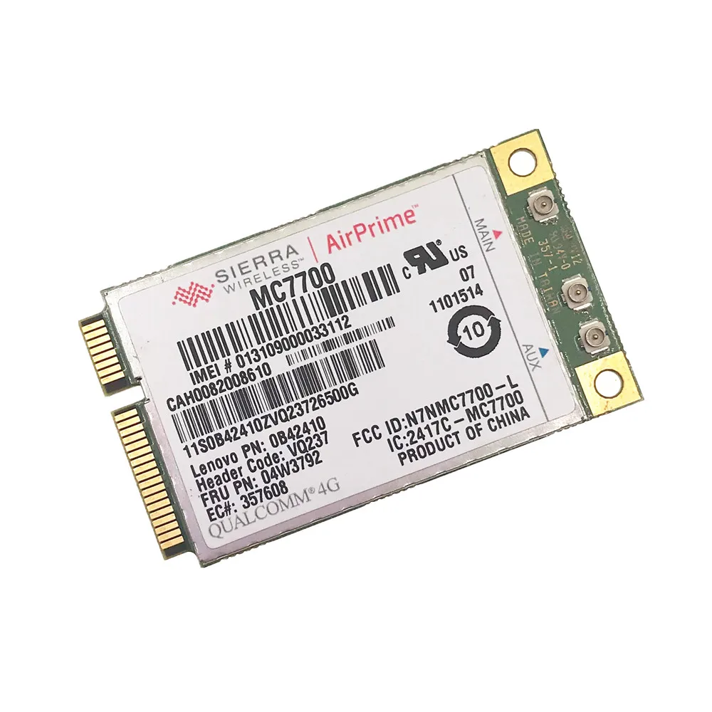 Разблокированный MC7700 Sierra беспроводной GOBI4000 LTE 3G 4G для thinkpad T430 T430S X230 T530 FRU 04w3792|3G