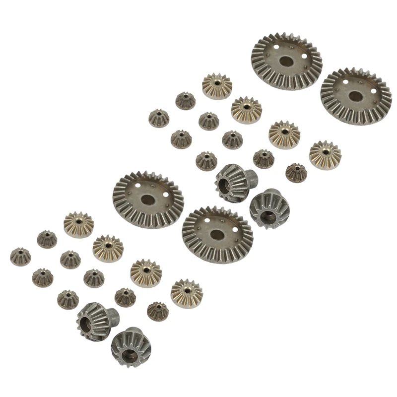 

Upgrade Metal Gear 30T 16T 10T Differential Driving Gears for Wltoys 144001 12428 12429 12423 12429 32 Pcs