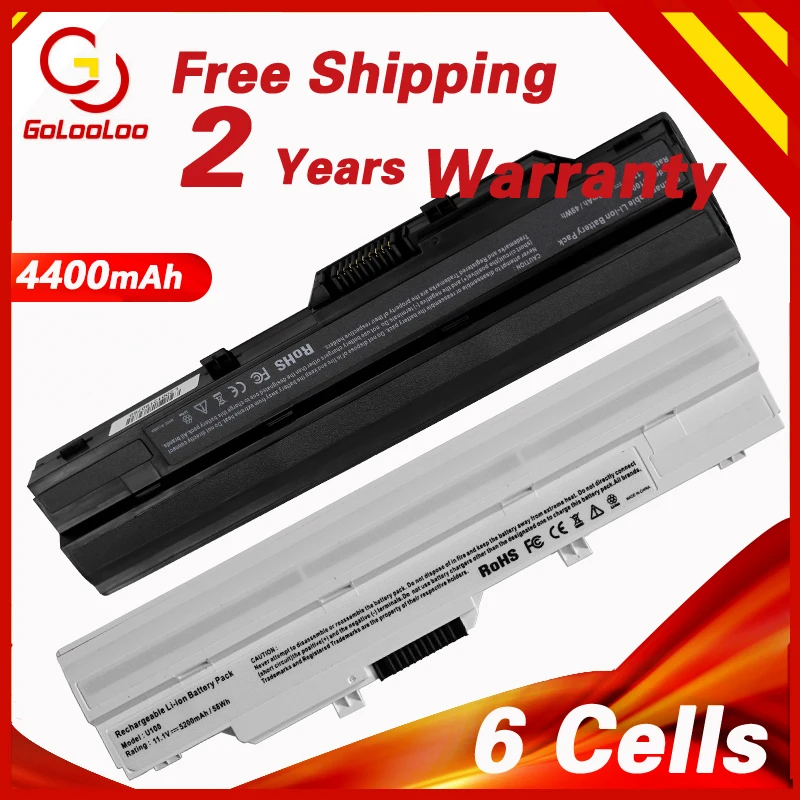 

4400mAh Battery For msi Wind U100 U100X U90 BTY-S11 BTY-S12 BTY-S13 for LG X110 for MEDION Akoya Mini E1210 for Advent 4211