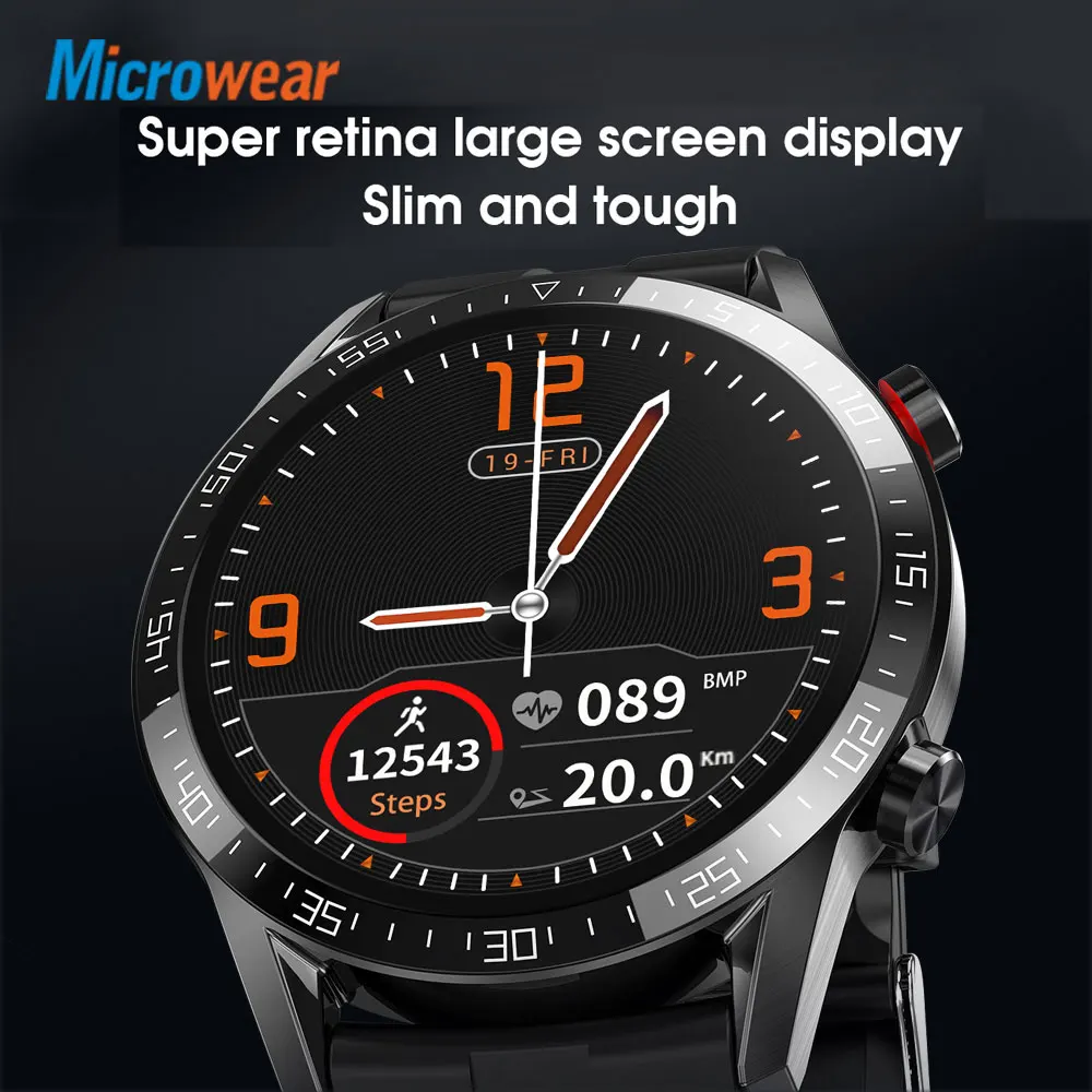 2021 Новый Microwear L13 Smart Watch ЭКГ сердечный ритм вызовов через Bluetooth крови Давление