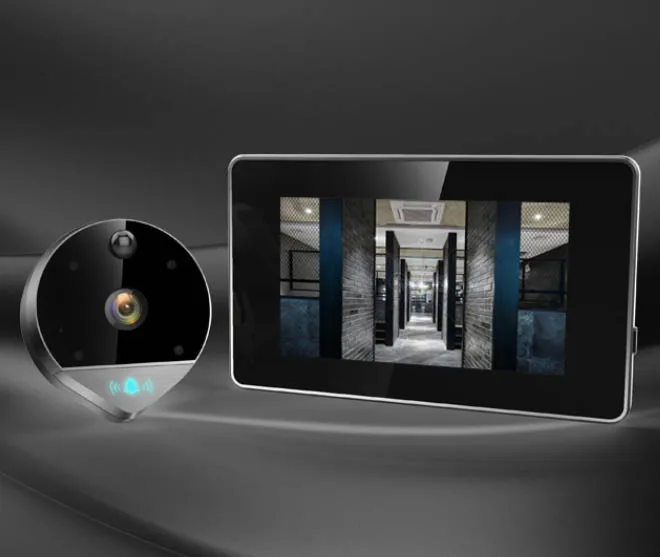 

1080P HD Wifi Peephole Viewer Video Doorbell 120 Wide Viewing Angle Camera Home Security Doorbell Motion Detection Video Eye