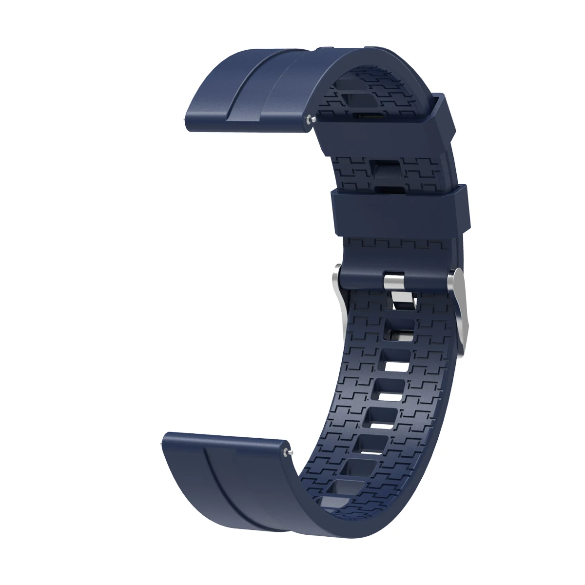 22 мм браслет для Amazfit GTR 47 мм ремешок для Xiaomi Huami Amazfit gtr Pace/1 Stratos/2 Смарт-часы ремешок спортивный силиконовый ремешок для часов - Цвет: Темно-синий