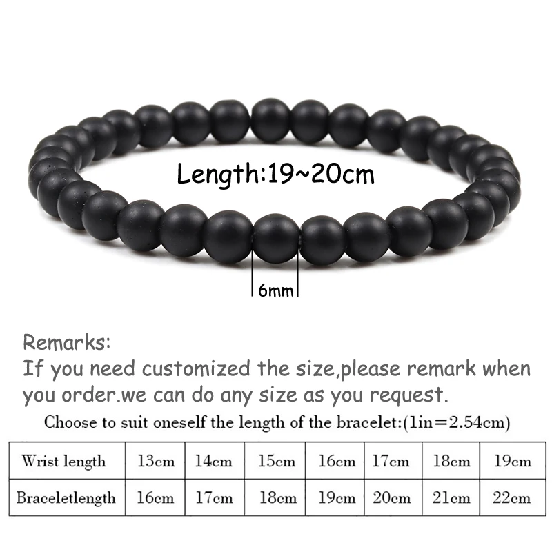 Геометрическая гематита CZ микро шар мужской браслет простой 6 мм натуральный