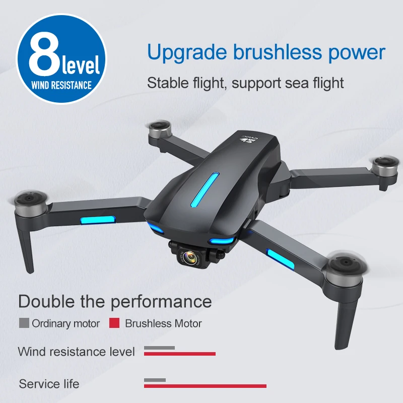 Новинка 2021 Квадрокоптер Shadow 1 MAX с двойной HD Камерой 8K GPS Wi-Fi FPV Радиоуправляемый
