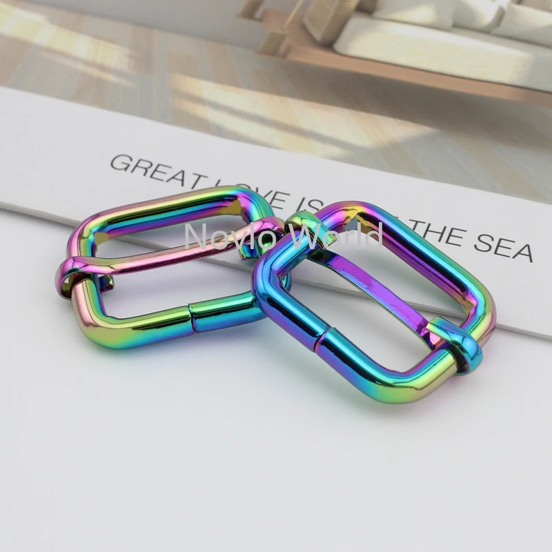 Мир Nolvo 5 20 100 шт 20*19 мм 3/4 &quot 26*19 1&quot переливчатая Радуга пряжки металлический